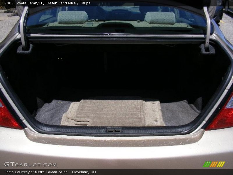 Desert Sand Mica / Taupe 2003 Toyota Camry LE