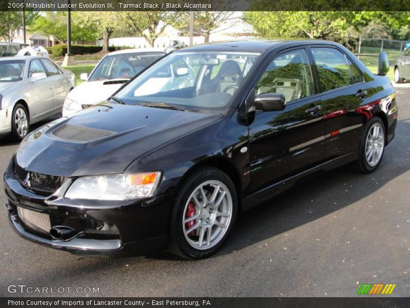 Tarmac Black / Black Alcantara 2006 Mitsubishi Lancer Evolution IX