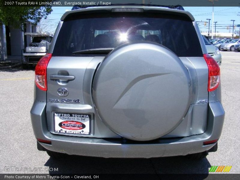 Everglade Metallic / Taupe 2007 Toyota RAV4 Limited 4WD