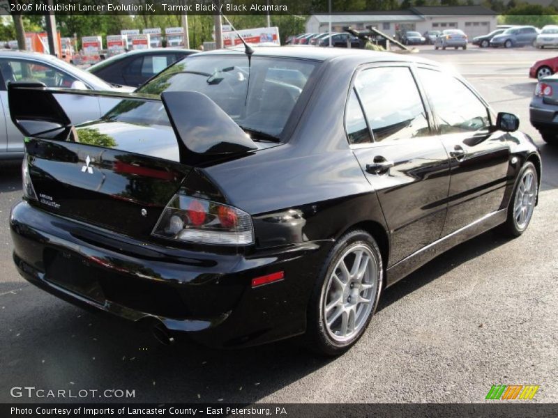 Tarmac Black / Black Alcantara 2006 Mitsubishi Lancer Evolution IX