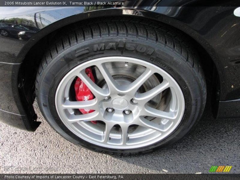 Tarmac Black / Black Alcantara 2006 Mitsubishi Lancer Evolution IX