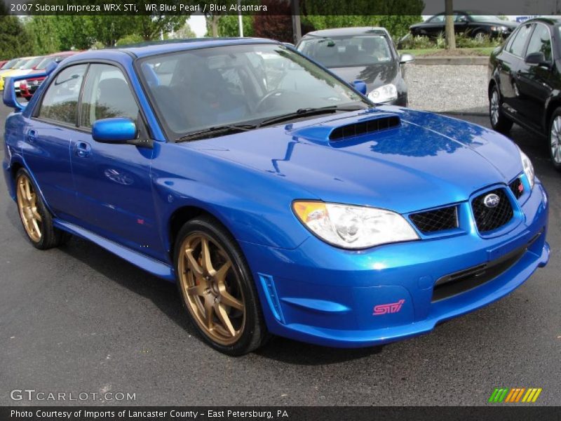 WR Blue Pearl / Blue Alcantara 2007 Subaru Impreza WRX STi