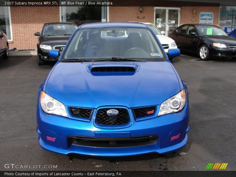 WR Blue Pearl / Blue Alcantara 2007 Subaru Impreza WRX STi