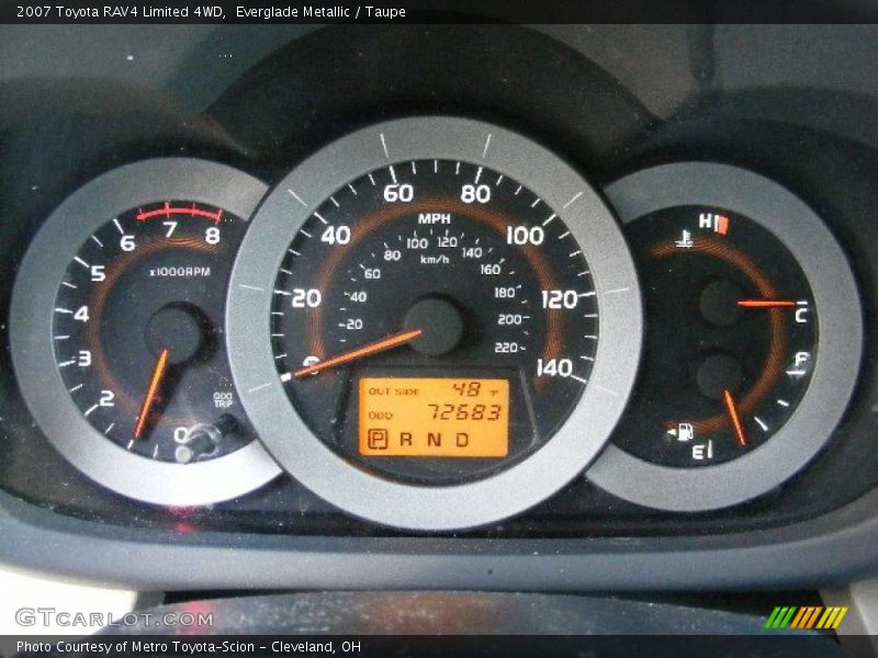 Everglade Metallic / Taupe 2007 Toyota RAV4 Limited 4WD