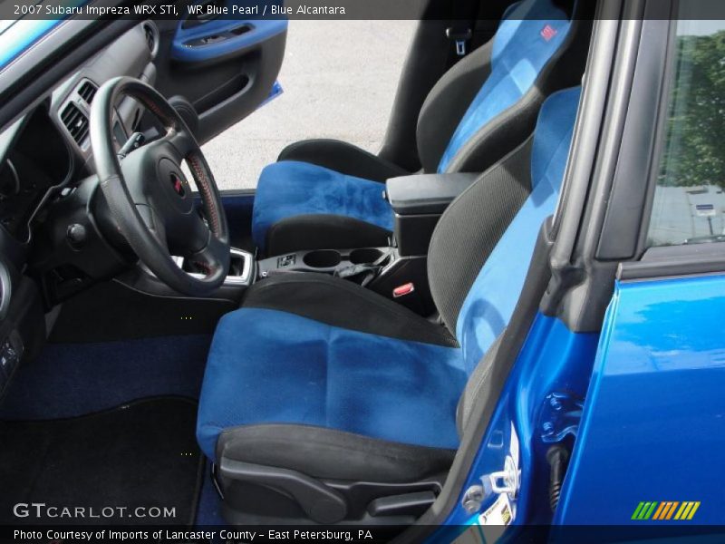 WR Blue Pearl / Blue Alcantara 2007 Subaru Impreza WRX STi