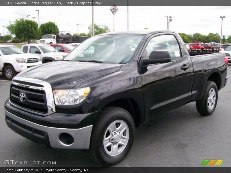 Black / Graphite Gray 2010 Toyota Tundra Regular Cab