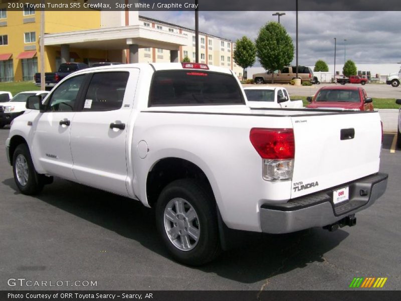 Super White / Graphite Gray 2010 Toyota Tundra SR5 CrewMax