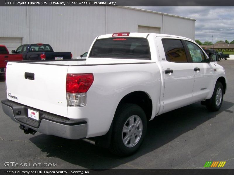Super White / Graphite Gray 2010 Toyota Tundra SR5 CrewMax