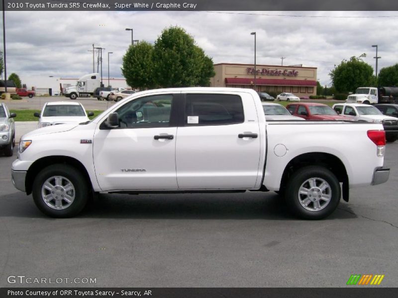 Super White / Graphite Gray 2010 Toyota Tundra SR5 CrewMax