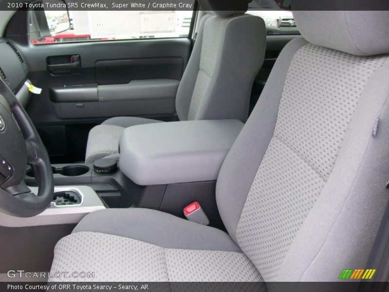 Super White / Graphite Gray 2010 Toyota Tundra SR5 CrewMax