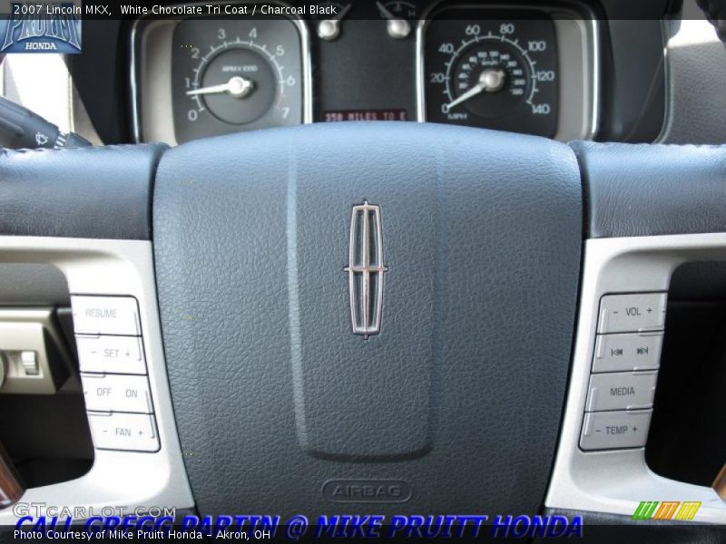 White Chocolate Tri Coat / Charcoal Black 2007 Lincoln MKX