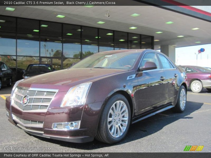 Black Cherry / Cashmere/Cocoa 2010 Cadillac CTS 3.6 Premium Sedan