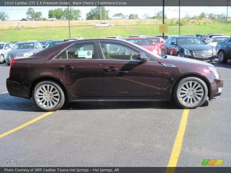 Black Cherry / Cashmere/Cocoa 2010 Cadillac CTS 3.6 Premium Sedan