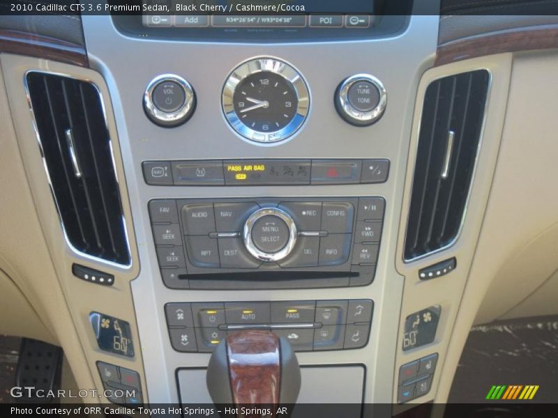 Black Cherry / Cashmere/Cocoa 2010 Cadillac CTS 3.6 Premium Sedan