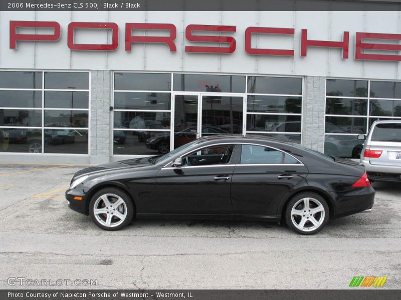 Black / Black 2006 Mercedes-Benz CLS 500