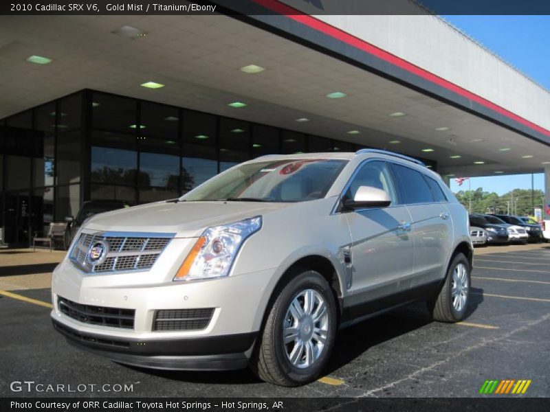 Gold Mist / Titanium/Ebony 2010 Cadillac SRX V6