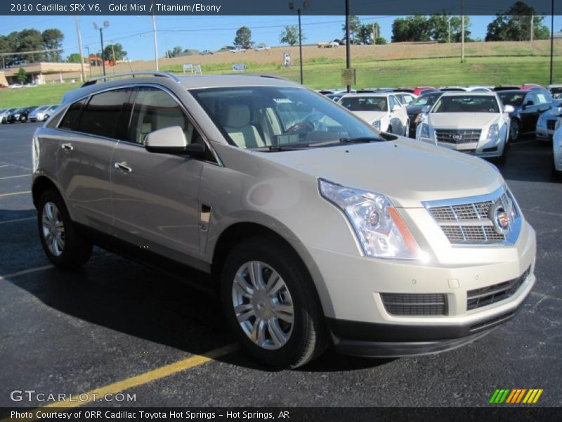 Gold Mist / Titanium/Ebony 2010 Cadillac SRX V6