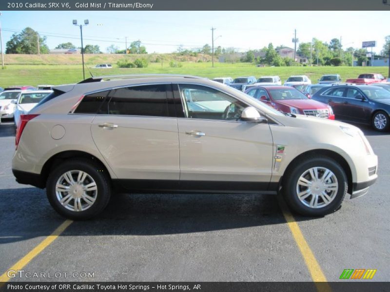 Gold Mist / Titanium/Ebony 2010 Cadillac SRX V6