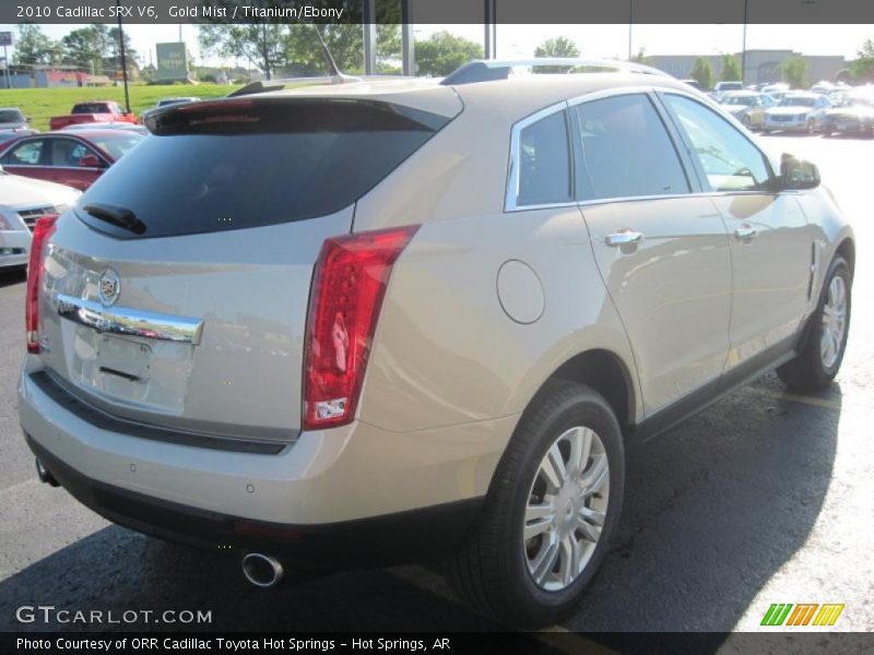 Gold Mist / Titanium/Ebony 2010 Cadillac SRX V6
