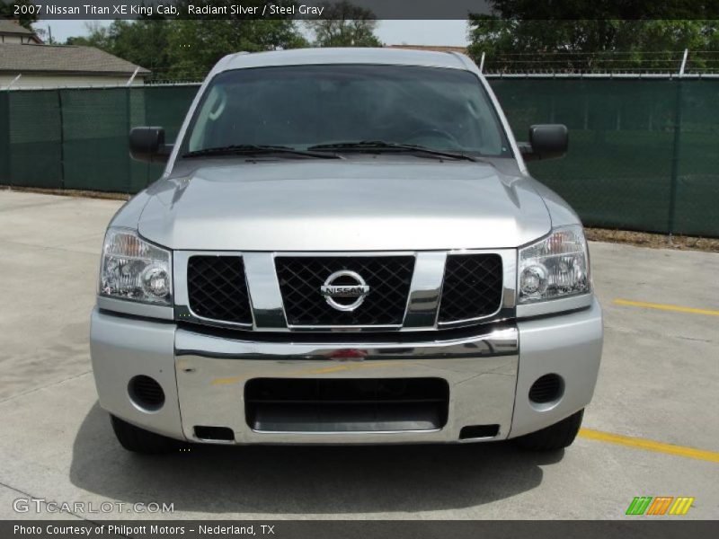 Radiant Silver / Steel Gray 2007 Nissan Titan XE King Cab