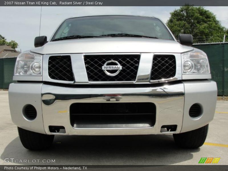 Radiant Silver / Steel Gray 2007 Nissan Titan XE King Cab
