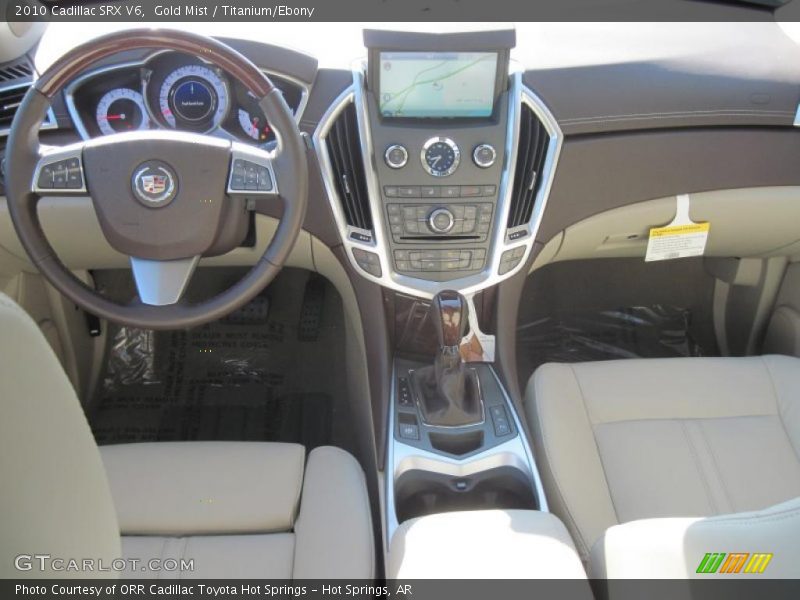 Gold Mist / Titanium/Ebony 2010 Cadillac SRX V6