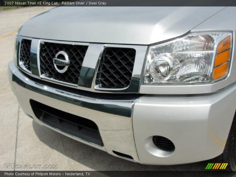 Radiant Silver / Steel Gray 2007 Nissan Titan XE King Cab