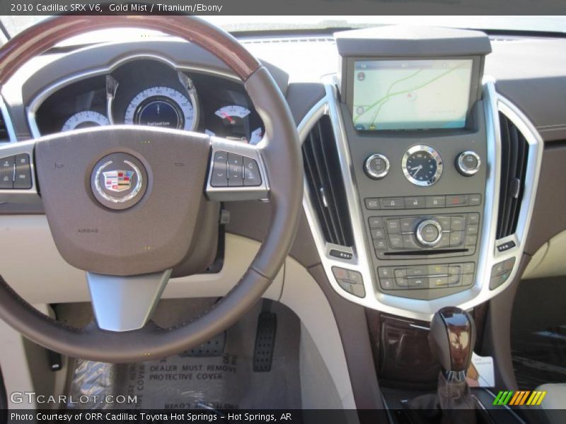 Gold Mist / Titanium/Ebony 2010 Cadillac SRX V6