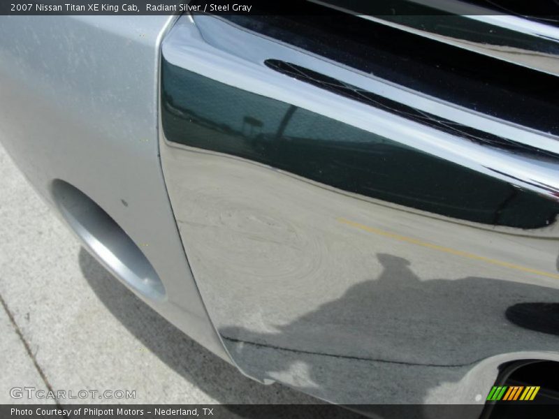 Radiant Silver / Steel Gray 2007 Nissan Titan XE King Cab