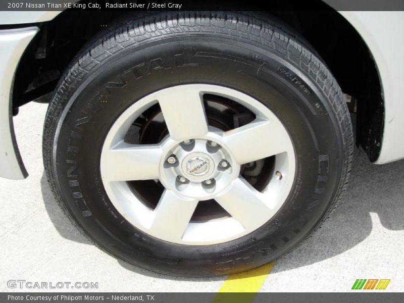 Radiant Silver / Steel Gray 2007 Nissan Titan XE King Cab