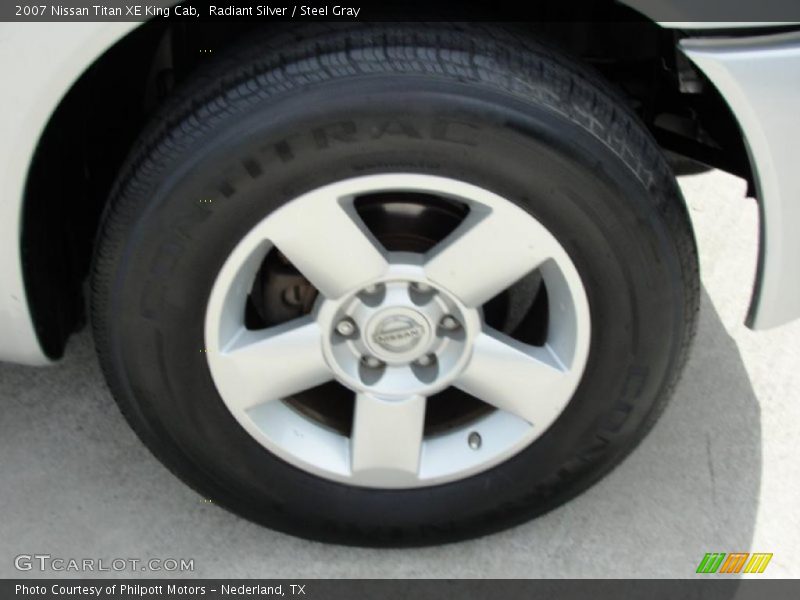 Radiant Silver / Steel Gray 2007 Nissan Titan XE King Cab