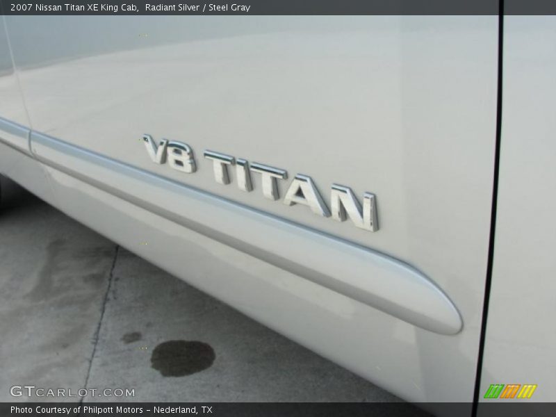 Radiant Silver / Steel Gray 2007 Nissan Titan XE King Cab