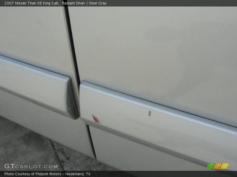 Radiant Silver / Steel Gray 2007 Nissan Titan XE King Cab