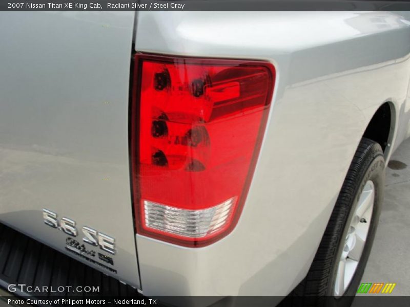 Radiant Silver / Steel Gray 2007 Nissan Titan XE King Cab