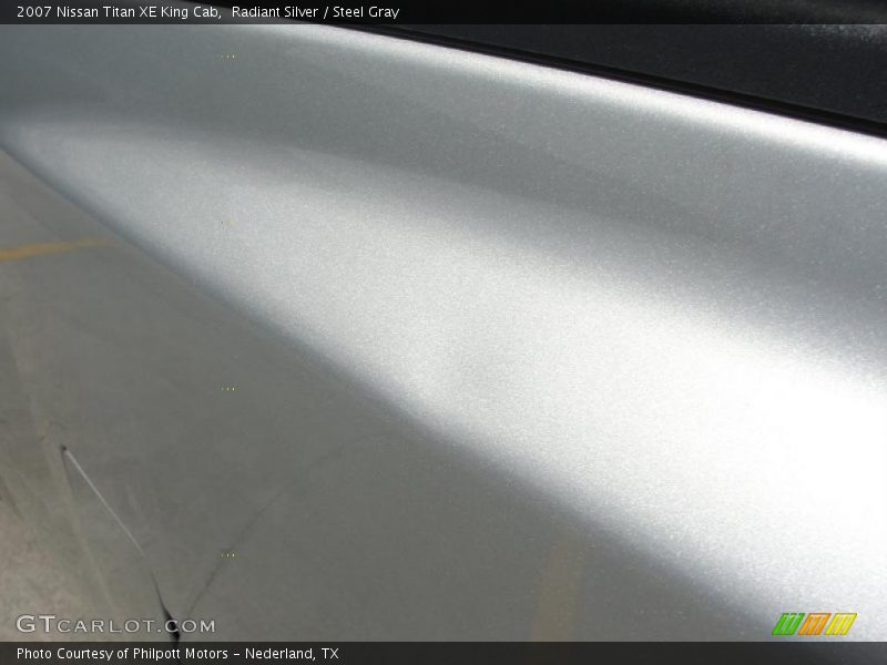 Radiant Silver / Steel Gray 2007 Nissan Titan XE King Cab