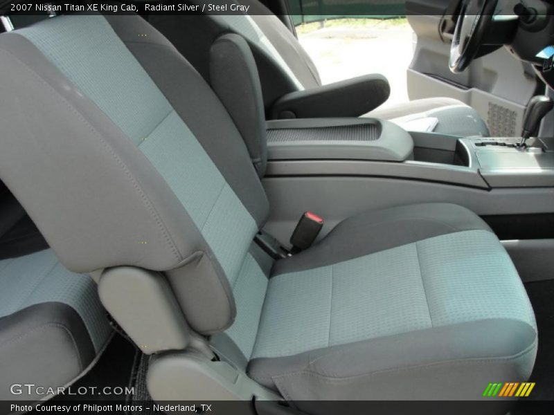 Radiant Silver / Steel Gray 2007 Nissan Titan XE King Cab