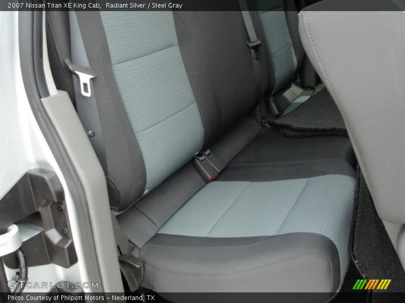 Radiant Silver / Steel Gray 2007 Nissan Titan XE King Cab
