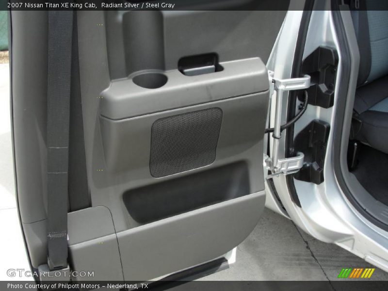 Radiant Silver / Steel Gray 2007 Nissan Titan XE King Cab