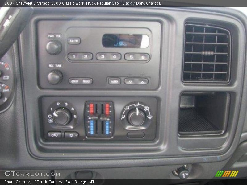 Black / Dark Charcoal 2007 Chevrolet Silverado 1500 Classic Work Truck Regular Cab