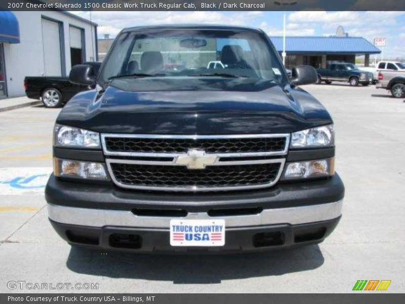 Black / Dark Charcoal 2007 Chevrolet Silverado 1500 Classic Work Truck Regular Cab