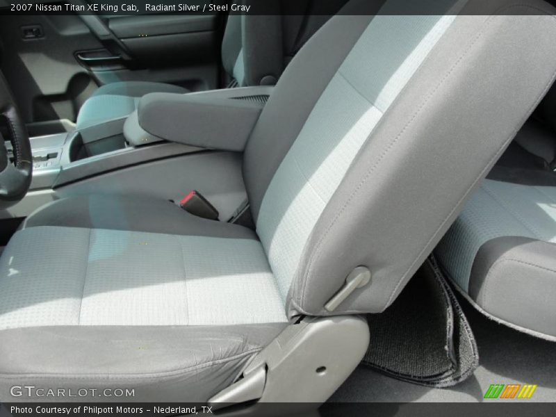 Radiant Silver / Steel Gray 2007 Nissan Titan XE King Cab