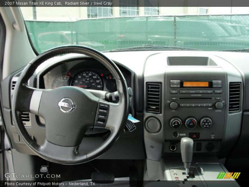 Radiant Silver / Steel Gray 2007 Nissan Titan XE King Cab