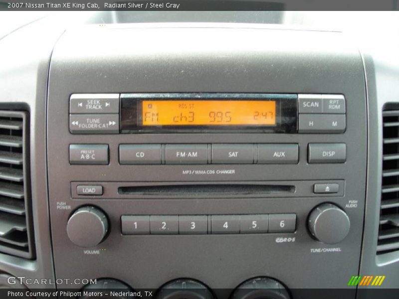 Radiant Silver / Steel Gray 2007 Nissan Titan XE King Cab