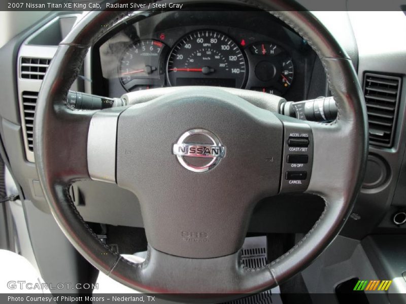 Radiant Silver / Steel Gray 2007 Nissan Titan XE King Cab