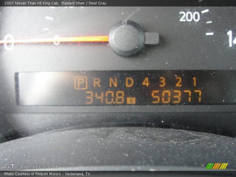 Radiant Silver / Steel Gray 2007 Nissan Titan XE King Cab