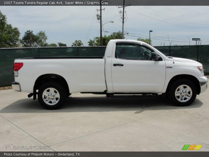 Super White / Graphite Gray 2007 Toyota Tundra Regular Cab 4x4
