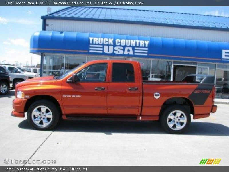 Go ManGo! / Dark Slate Gray 2005 Dodge Ram 1500 SLT Daytona Quad Cab 4x4