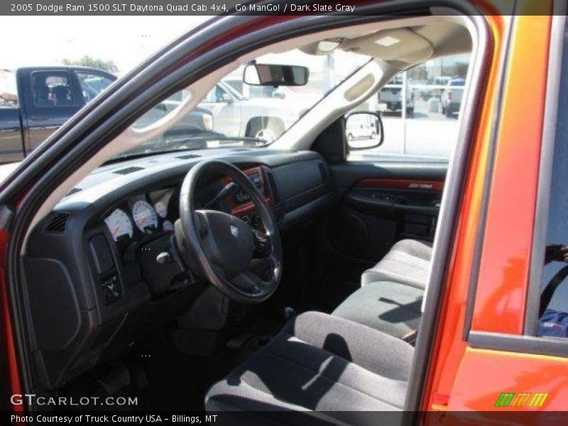 Go ManGo! / Dark Slate Gray 2005 Dodge Ram 1500 SLT Daytona Quad Cab 4x4