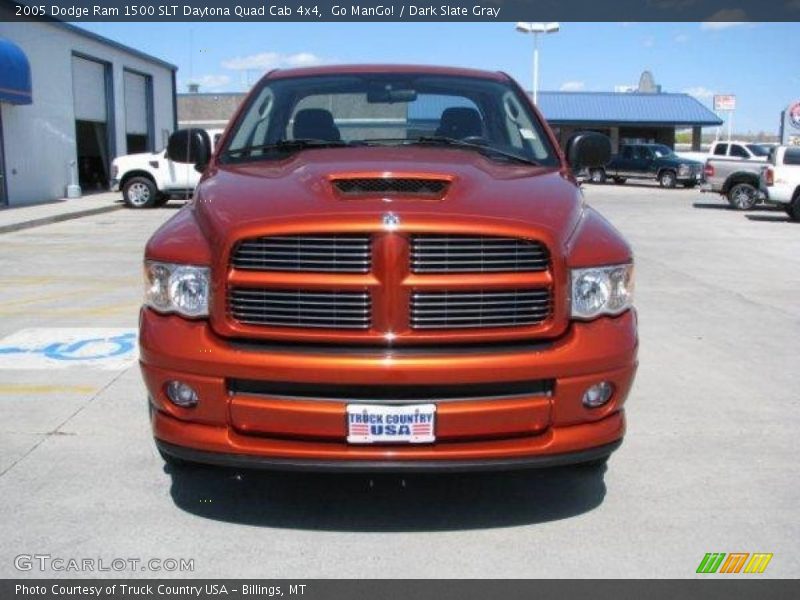 Go ManGo! / Dark Slate Gray 2005 Dodge Ram 1500 SLT Daytona Quad Cab 4x4