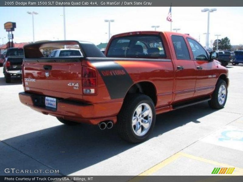 Go ManGo! / Dark Slate Gray 2005 Dodge Ram 1500 SLT Daytona Quad Cab 4x4